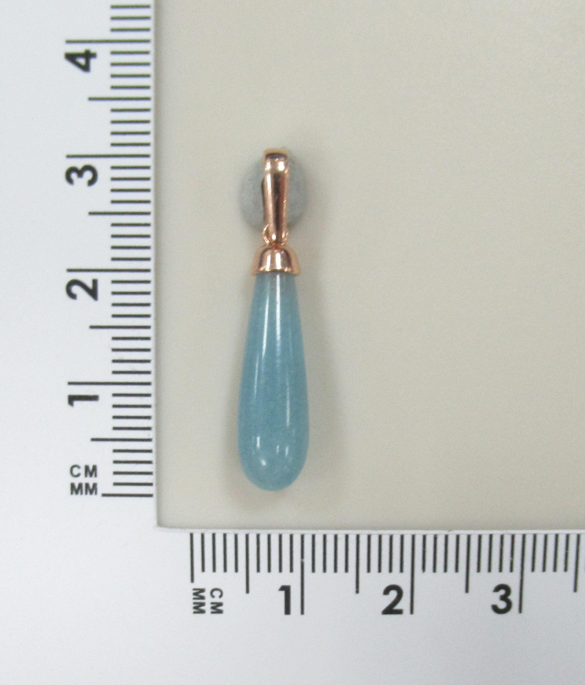 Серебряная подвеска с аквамарином